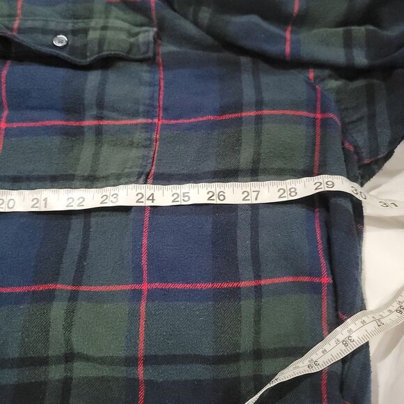 Old Navy The Boyfriend Shirt Button Up Womens Top Size 4X Plaid Fall Flannel - Picture 6 of 7